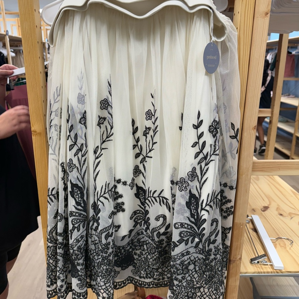 Torrid Ivory Fabric with Black Label